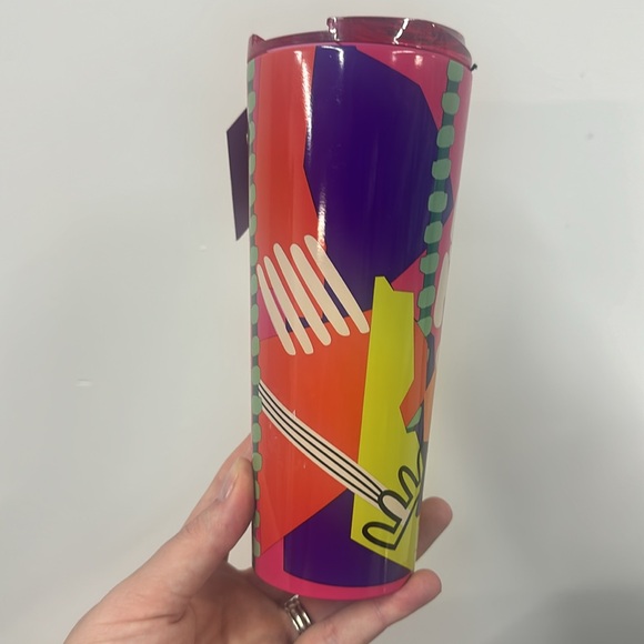 Starbucks 2024 Spring Artist Collection Stainless Steel Cold Cup Tumbler 16 Oz. - Picture 2 of 6